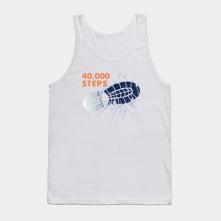 40,000 Steps Logo Tank Top